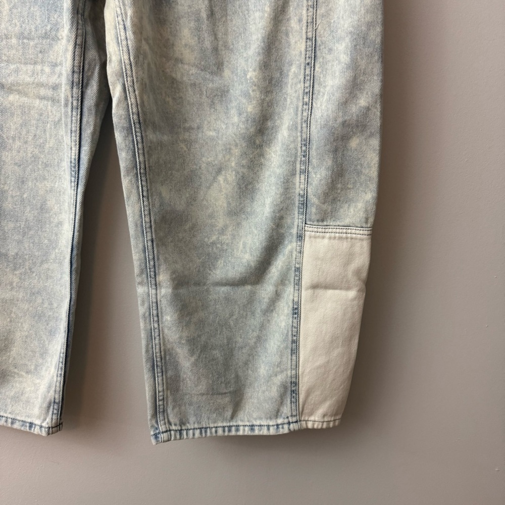 Anthropologie The Kenna Mid-Rise Heritage Barrel Jeans by Pilcro size 27 - Picture 4 of 8